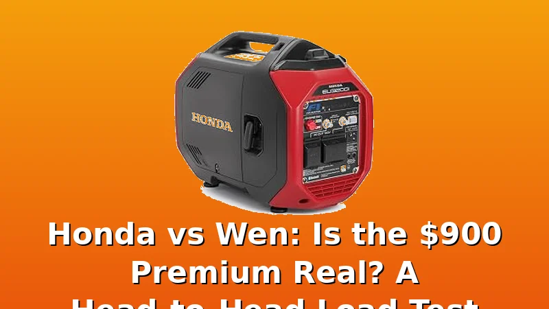 Honda vs Wen: Is the $900 Premium Real? A Head-to-Head Load Test - WattBreeze review with measurements and honest opinion