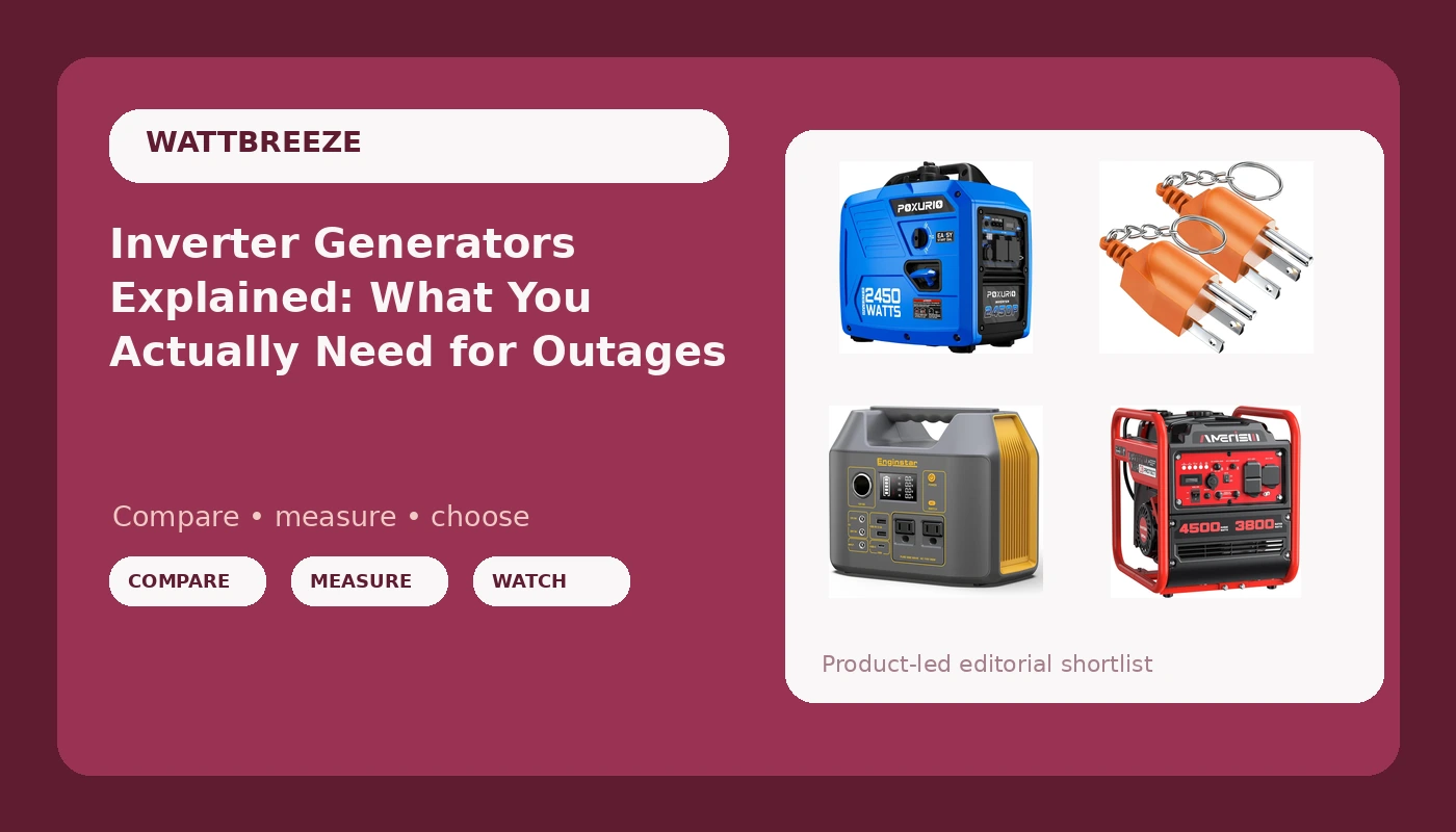 Inverter Generators Explained: What You Actually Need for Outages