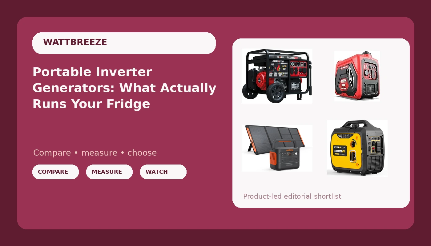 Portable Inverter Generators: What Actually Runs Your Fridge