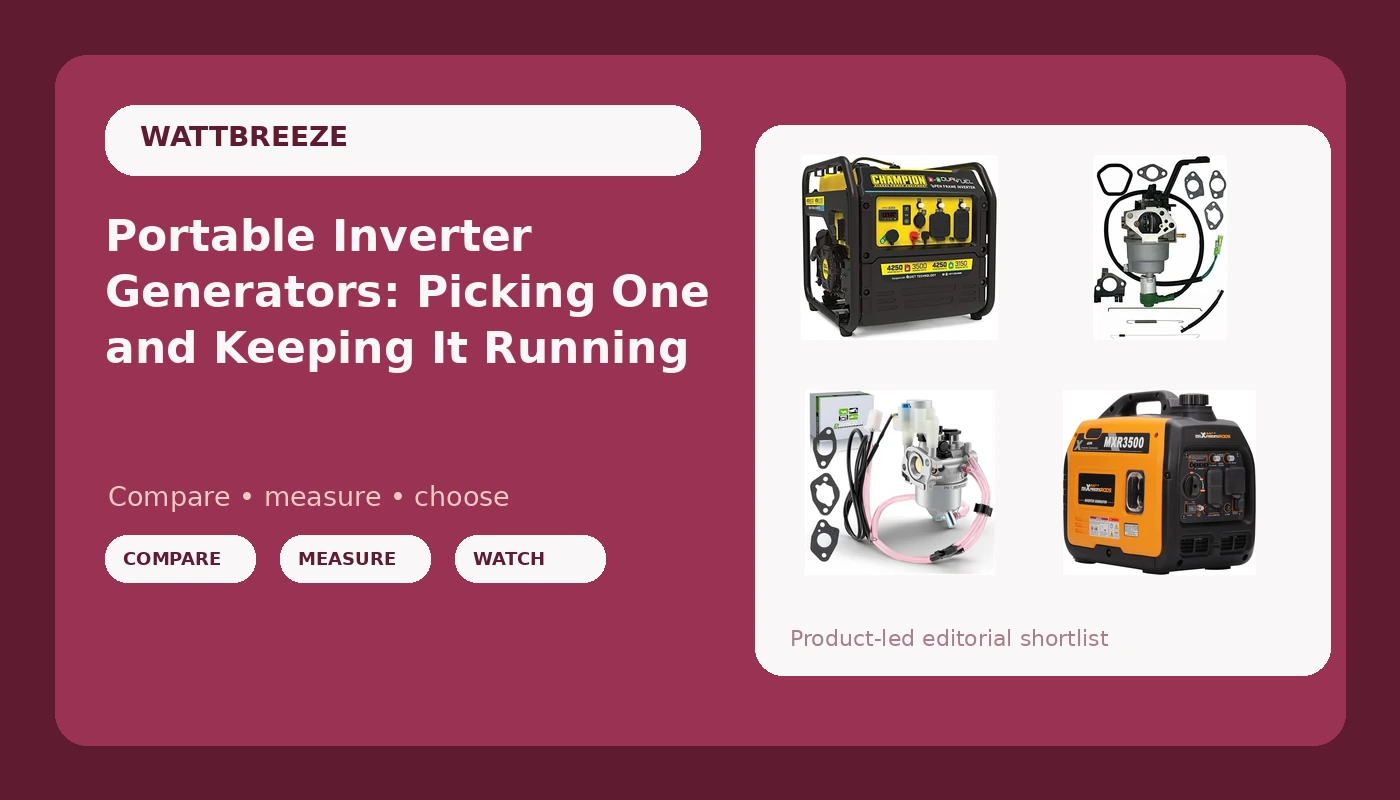 Portable Inverter Generators: Picking One and Keeping It Running