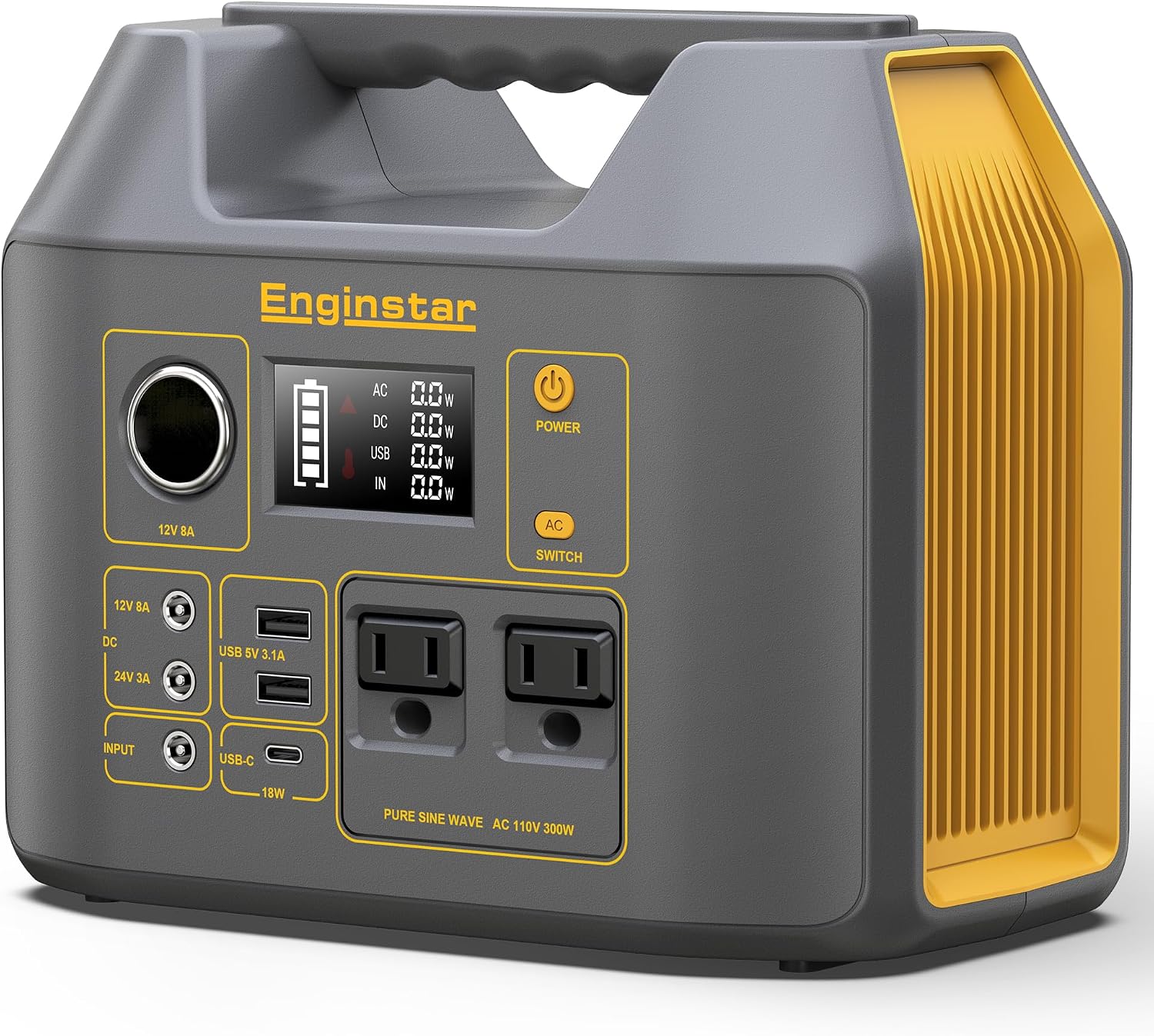 EnginStar 296Wh Portable Solar Generator